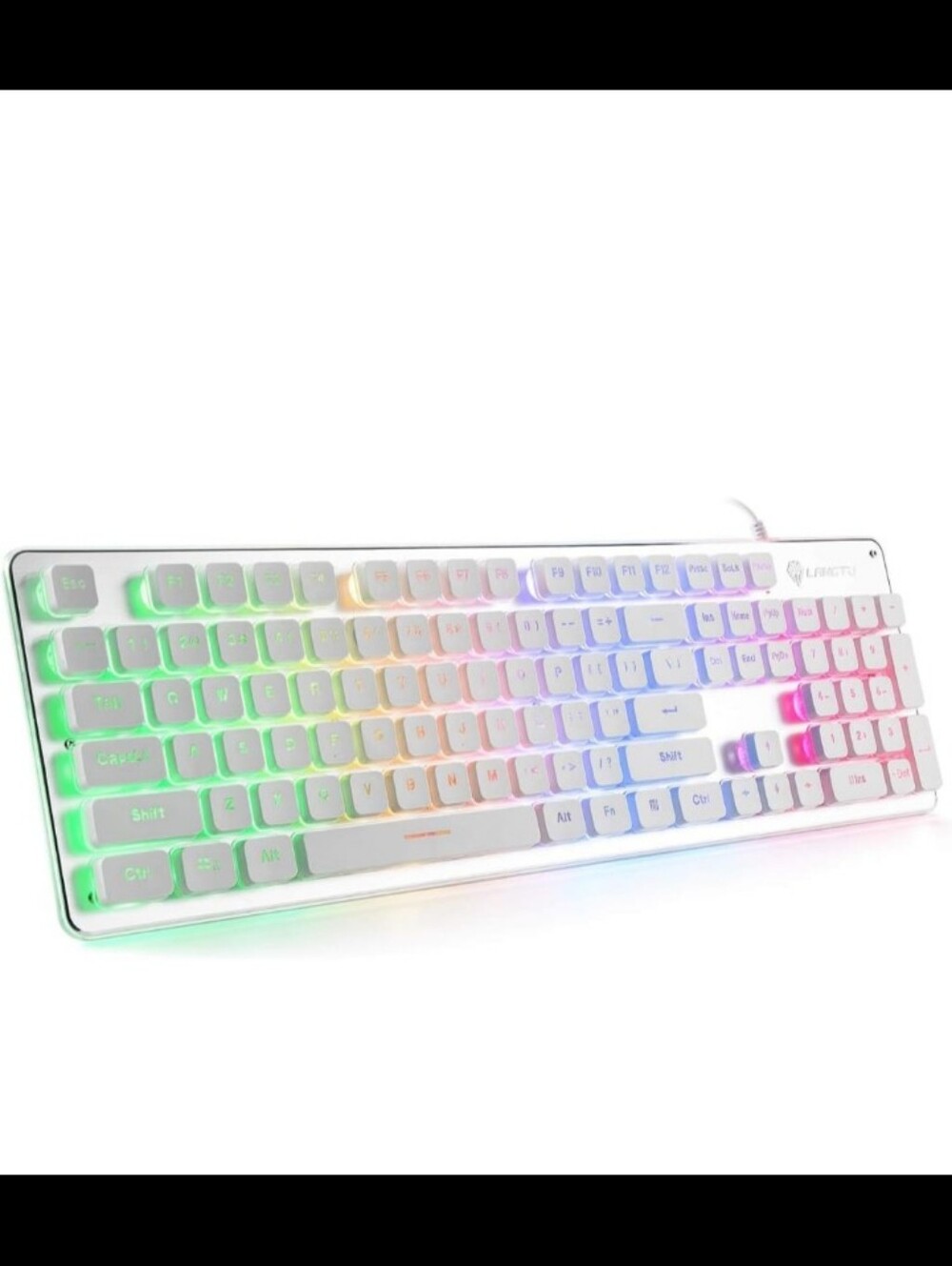 Black RGB Gaming Mouse with 6 DPI Levels